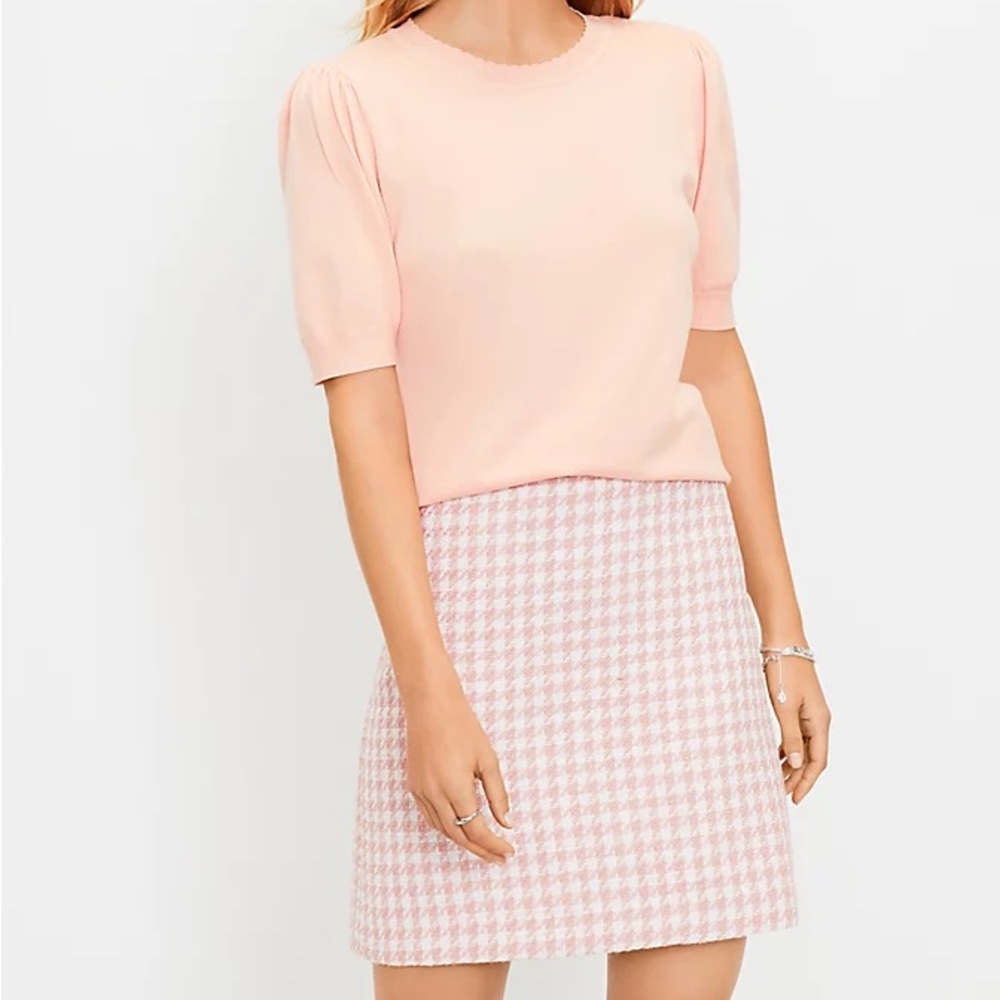 Ann Taylor LOFT Petite Short Sleeve Sweater Tee